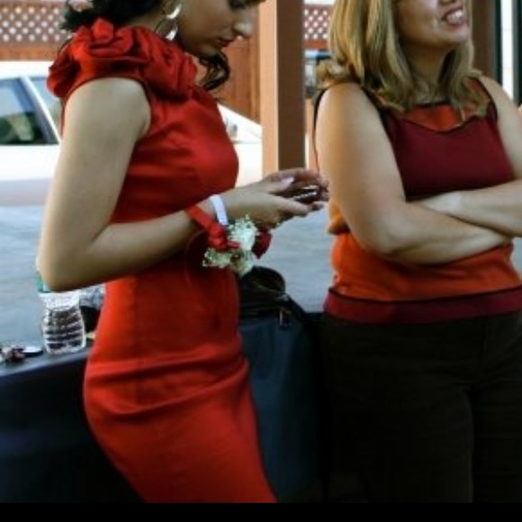 Red Mini Prom/Cocktail Dress - Picture 5 of 5